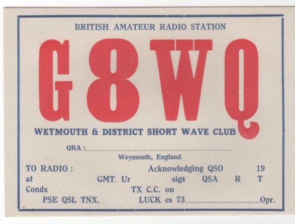 However it's early days so hopefully that will improve. If you are able to join in please do, you will be very welcome. Mike is using the Club call-sign G8WQ and the frequency is 145.
