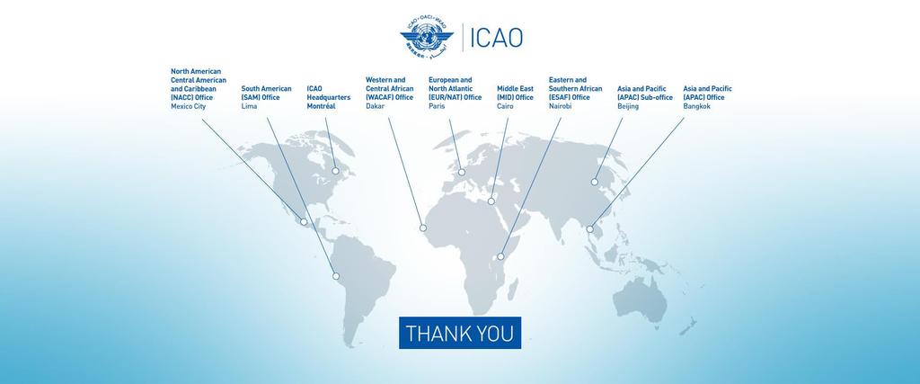 THANK YOU ICAO Implementation Tools
