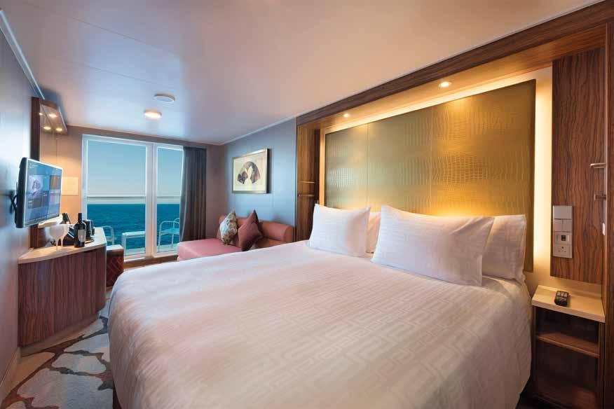 the deep blue sea and wake up to incredible views of the horizon.
