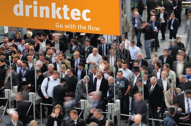 .. You should also profit from this unique business platform! Top contacts with decision-making authority await you at drinktec! 97% 84% 92% of visitors prepared investments at drinktec.