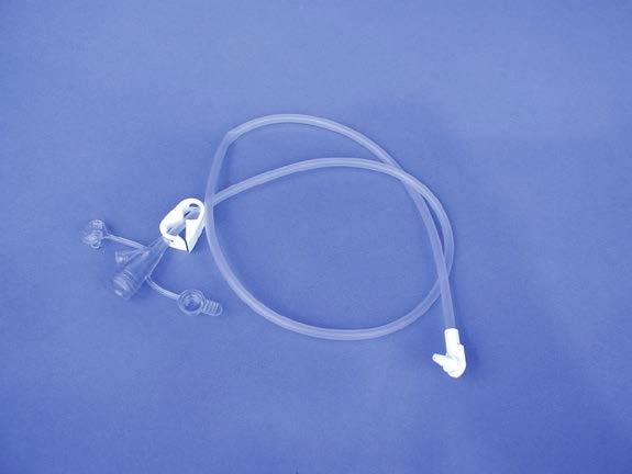 Kimberley- Clark #0122-02 048321 Each Bolus Extension Set Two Port Feeding tube extension set, secur-lok, right-angle connector, two port "Y", clamp, DEHP-free, 5/box. Kimberley-Clark 12" long.
