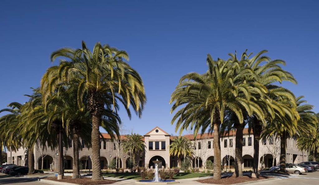 SERENE & CONVENIENT FEATURES AND AMENITIES TWO-STORY BUILDINGS STANFORD RESEARCH PARK LOCATION 195,386 TOTAL SQUARE FEET CAMPUS INFO + + Class A R&D Campus + + Less than 5 Minutes to Los Altos & 10