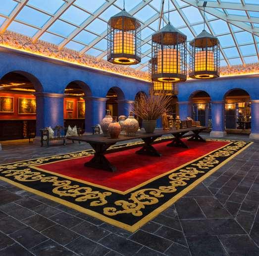 UNIQUE SELLING POINTS PALACIO DEL INKA 5-star hotel, right across the Koricancha Temple.