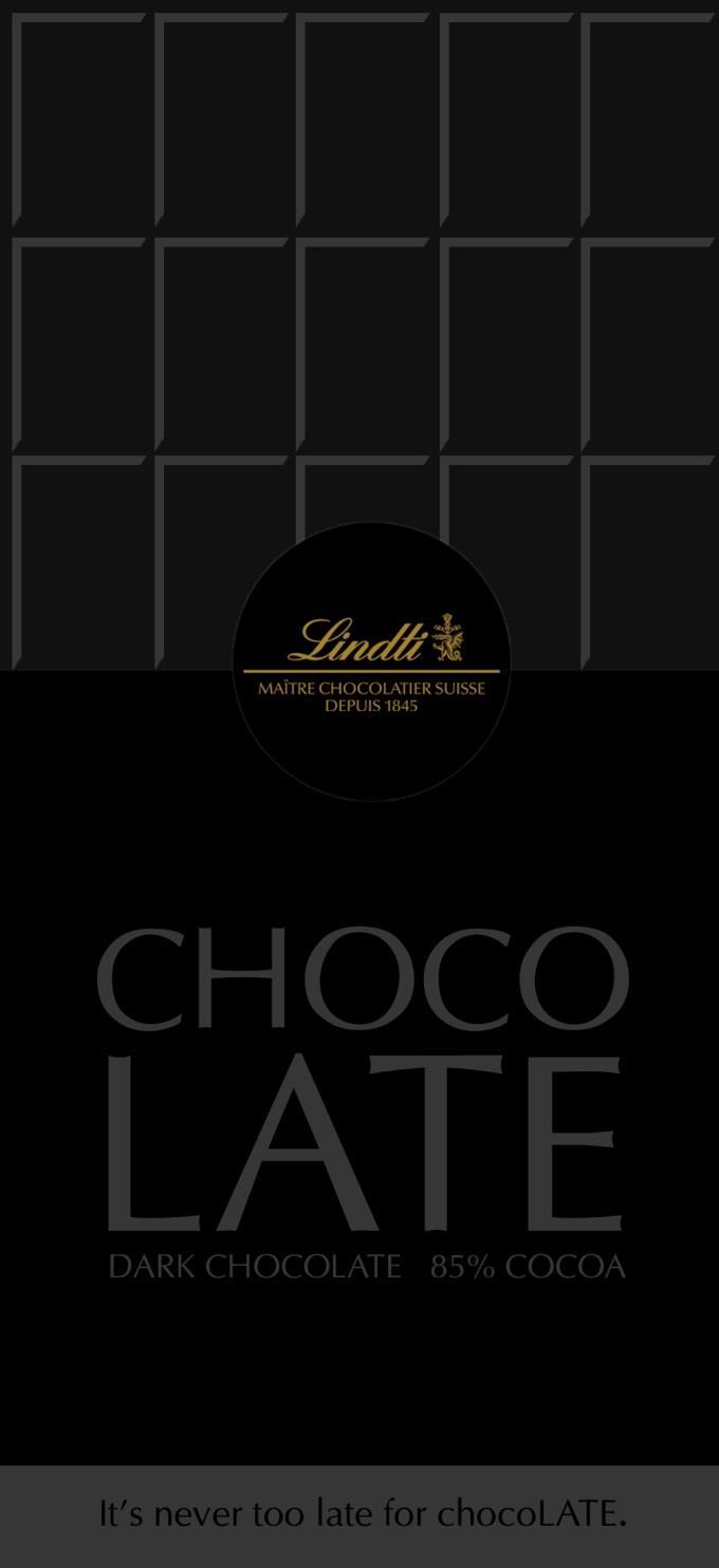 Prvi koncept je naziva Choco late. Riječ chocolate je namjerno razdvojena da bi imala dvostruki smisao.