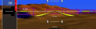 Pathway If PATHWAY is enabled on the SVS menu of the PFD and a defined navigation path has been entered on the G1000, the SVS system will display a pathway, sometimes called a highway in the sky or