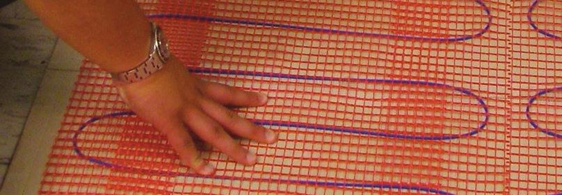 choosing the correct quicknet Select the QuickNet floor heating mat that is no larger than the heated area.