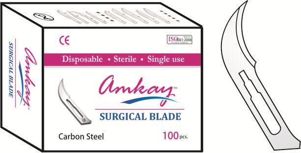 Surgical Blade Our Surgical Blades are Sharp, Carbon steel with