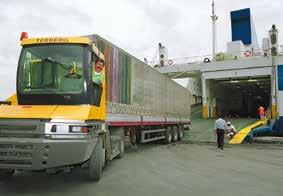 ships in the world, for the transportation of trucks, trailers and eceptional vehicles.