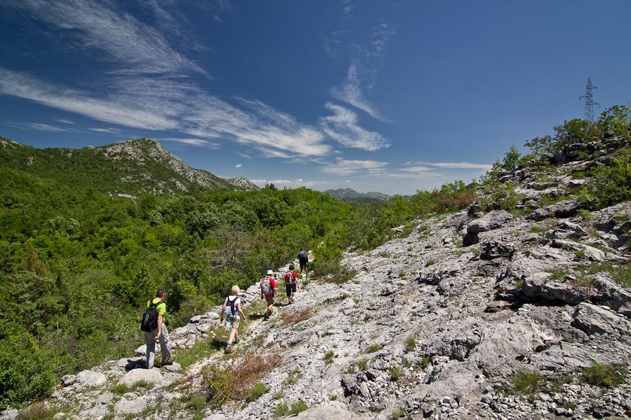 day 5 hiking: Ivanova Korita Cetinje Dobrsko village Ceklin village distance: 19 kilometers ; ascent 100m ; descent 1000m ; effective walk: 6:00h visit to Cetinje, the Old capitol, its history keeps