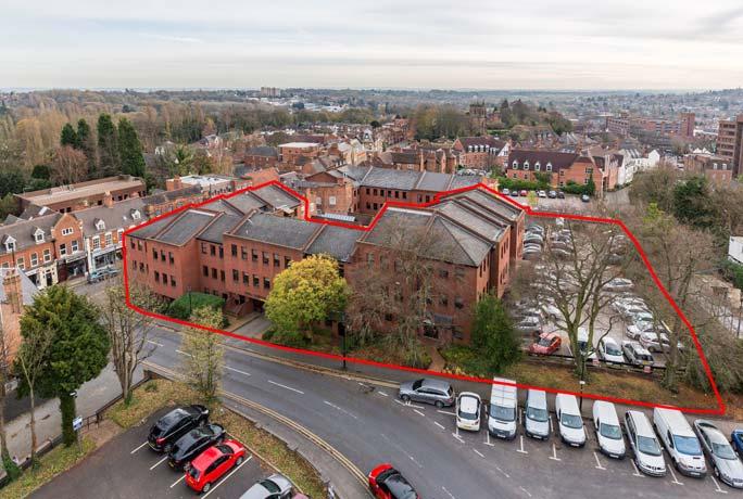 The property was constructed in the early 1980 s, and comprises five interlinked office units, all arranged over ground and two upper floors, The property has been extensively