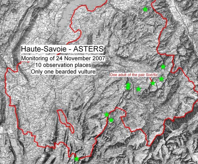 Another example for the strategic distribution of observers is shown in Figure 14 for Haute- Savoie coordinated by Etienne Marle (ASTERS) and for Western