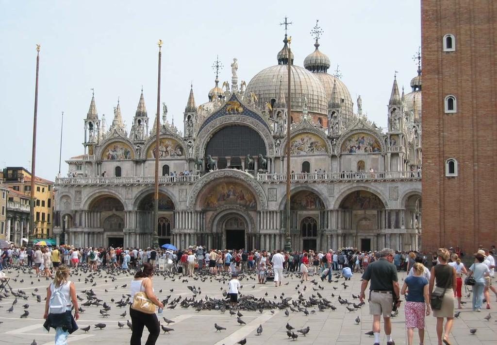 BASILICA SAN MARCO: Meeting point under the clock tower in St. Mark's Square at 11.45am. Start of the tour at 12.00pm.
