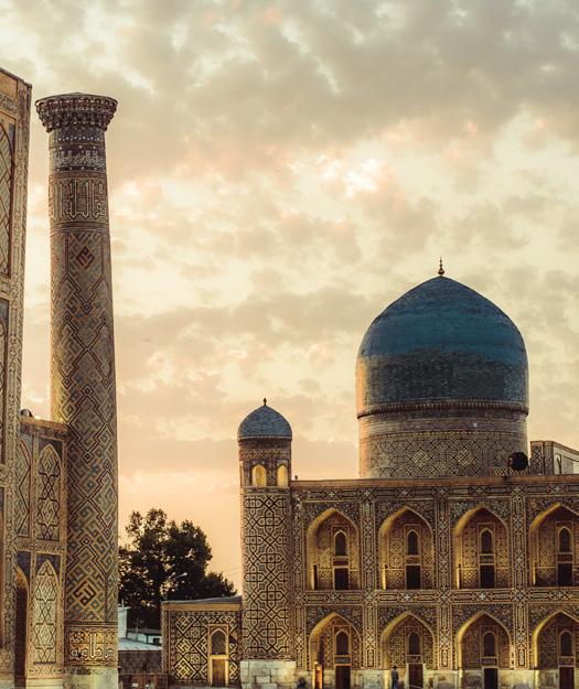 DAY 04-27 APR (SAT) - SAMARKAND Start your 2nd day visit at Afrosiab museum of city foundation before heading to Observatory of Ulugbek (Ulugbek, Timur the Great s grandson, was the founder of the