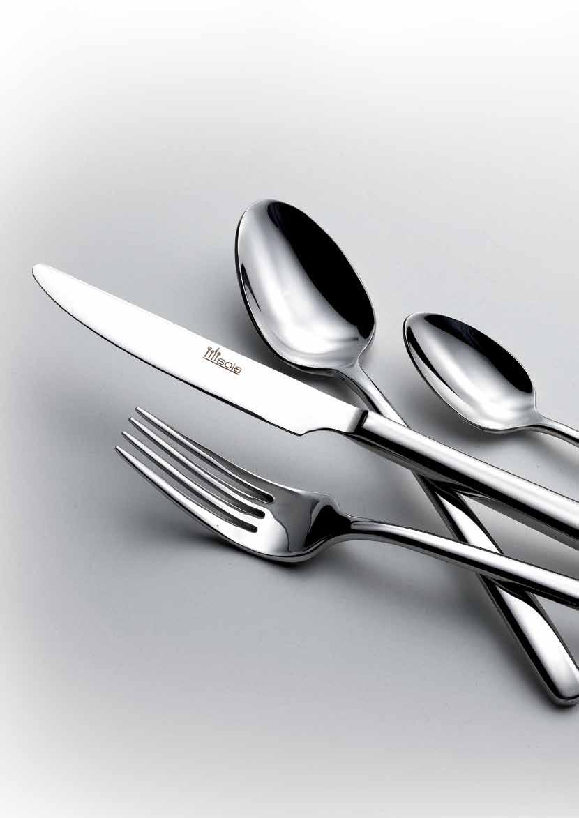 Finest Quality Stainless Steel Cutlery QUALITY Sola offer the finest quality 18/10 and 18/0 stainless steel on their cutlery for long lasting shine and allure.