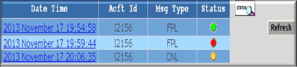 MY FPL LIST The My FPL List functionality is used to verify the processing status of the requested messages.