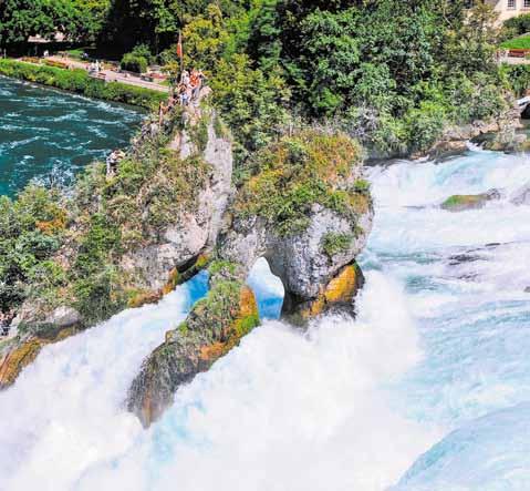 Proceed to Schaffhausen to see one of Europe s natural wonders - The spectacular Rhine Falls. Tonight, enjoy an Indian dinner.