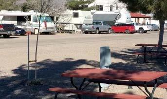 Restrooms, showers, laundry, Wi-Fi, handicap accessible, select RV parts & supplies, LP, and vending machines.
