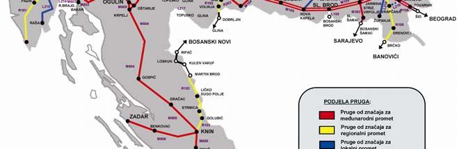 Dalmatinske su pruge u cjelovit sustav željezničke mreže Hrvatske i Europe bile uklopljene tek 1925. gradnjom ličke pruge između Ogulina, Gospića i Gračaca.