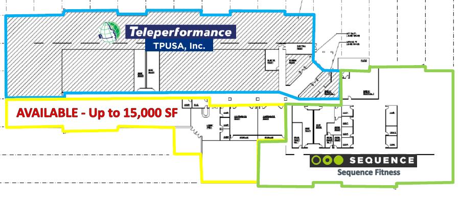 TENANT INFORMATION Tenant: TPUSA, Inc. SF Occupied: 29,309 SF Lease Rate: $15.38 psf Lease Expiration: 12/31/2020 Company Info: TPUSA, Inc., doing business as Teleperformance U.S.A., Inc., provides call center services to the United States-based companies in various industries.