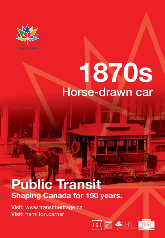 The Hamilton Street Railway developed a fully customized series of posters featuring local