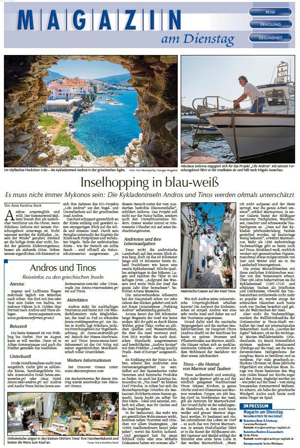 newspaper focusing on the islands rich history, exquisite cuisine, beautiful beaches and