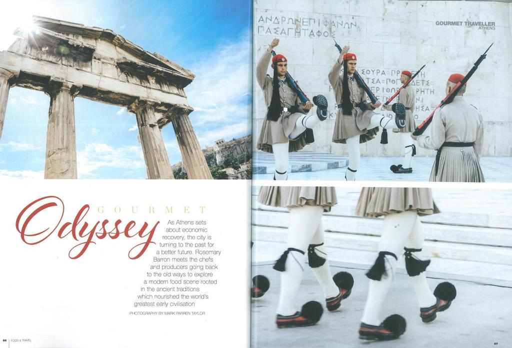 ATHENS GASTRONOMY UK MEDIA TRIP Leading UK magazine experiences a gourmet Odyssey Print Circulation: 32,000 Online: UVM: 100,000