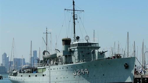 HMAS Castlemaine Museum Ship Castlemaine was docked at the BAE Systems shipyard, Williamstown, over the period 14-28 August 2015.