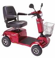 19 per week Invacare Comet Ultra 4w Max weight capacity: 220kg Max speed: 6mph Max range*: 36 miles