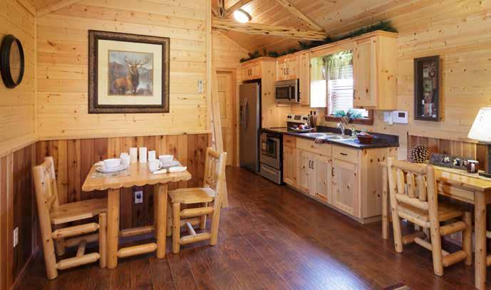 With eight customizable floor plans and a multitude of options, the Bear Lake is a great first cabin.
