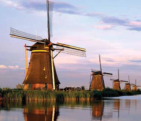 WindmillsY kinderdijk Believe it or not, most of Holland lies below sea level hence their ingenious and innovative system of dykes, sluices, canals, and windmills the best of which you ll see with a
