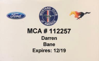 For those of you of whom I could not locate an MCA membership number, I sent an email asking if you are an MCA member, and if so, to provide your MCA number.