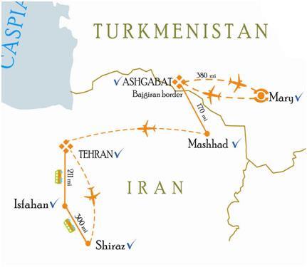 which includes: Health Path of Turkmenbashy built on mountains which became very popular place among locals, Monument of Constitution and tallest building in Turkmenistan (600 feet), Alem Culture and