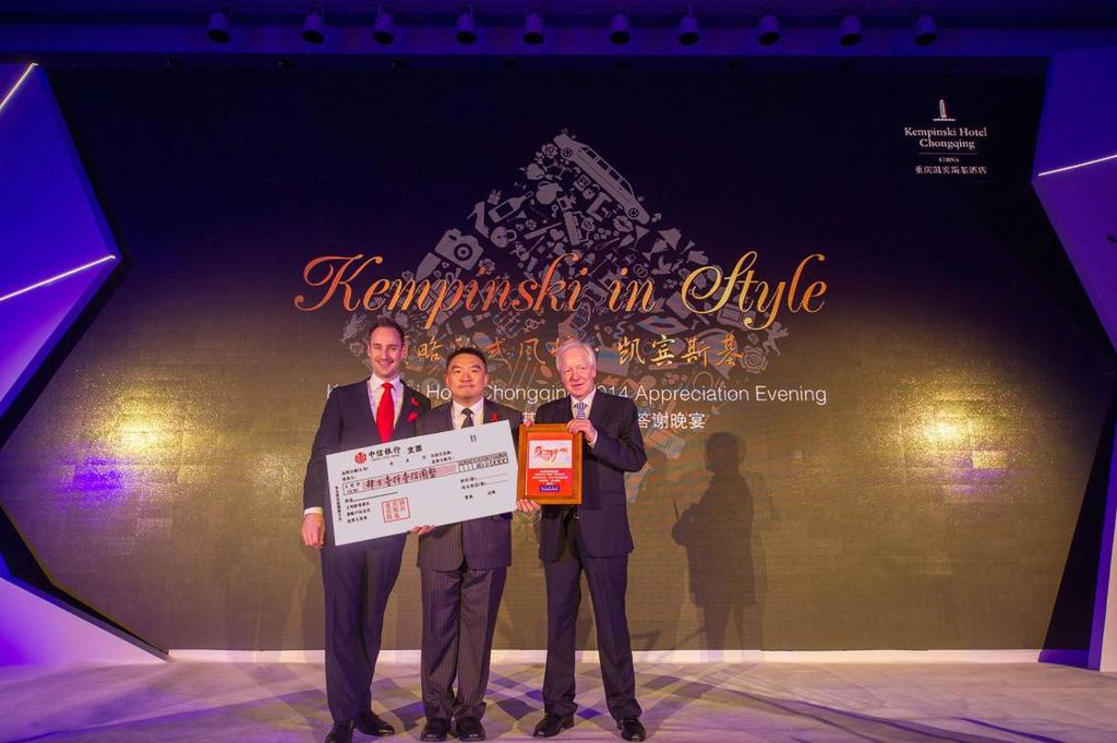 About Kempinski Hotel Chongqing: Kempinski Hotel Chongqing is conveniently connected to the Chongqing International Convention & Exhibition Centre, a 30-minute drive from Chongqing Jiangbei