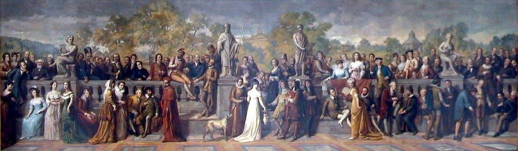 Monumental fresco by the painter Antoine Fontaine (1894).