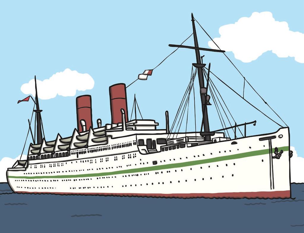 HMT Empire Windrush began sailing in 1930. It was originally used as a cruise ship and passenger liner. However, during the Second World War, she was used as a troopship.