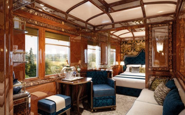 Overnight in your cabin on board the Orient Express.