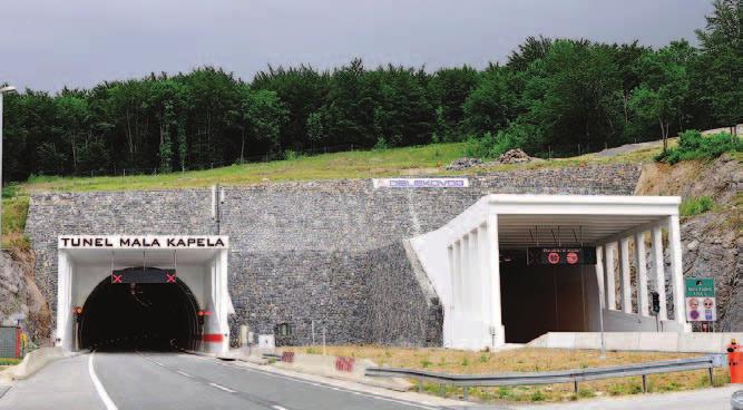 The section also features 2 roadside rest areas (Beketinci and Strossmayerovac), and a traffic maintenance and control centre in Čepin.