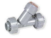 Durapipe RV Y-Type Strainer Description: In-line sediment strainer Strainer: Polypropylene 0.5mm mesh (optional stainless steel) End Connections: Solvent socket unions, 1/2 HO UVA 102 55.