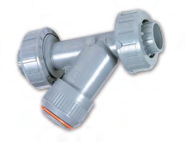 Durapipe RV Y-Type Strainer Description: In-line sediment strainer Strainer: Polypropylene 0.5mm mesh (optional stainless steel) End Connections: Solvent socket unions, 1 /2 HO UVA 102 61.