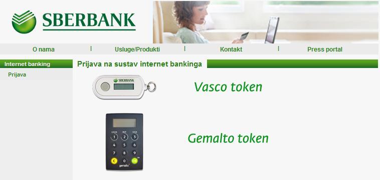 Prilikom prve prijave u sustav Sberbank@home, potrebno je u adresnu traku Internet preglednika unijeti adresu http://www.sberbank.