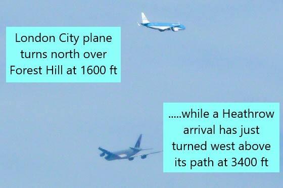 LHW and LCY simultaneous arrival overflights (3)