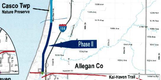 Original 2014 Request to the Allegan Board of Commissioners from the Friends of the Blue Star Trail (FOTBST) In 2014, FOTBST asked Allegan County to consider taking ownership of Phase II (not the