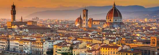 PROGRAM HIGHLIGHTS Admire renowned monuments in Florence and Pisa or amble through the charming Tuscan countryside, visit a café in picturesque Portofino, discover Napoleon relics in Ajaccio and