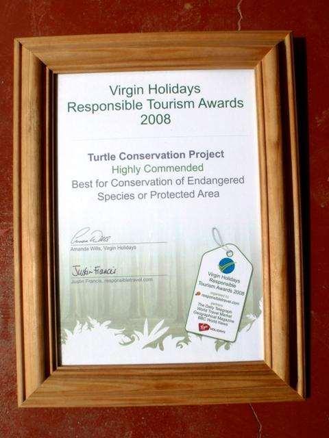 Finalist of the Virgin Holidays Responsible Tourism