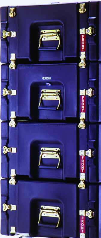 HARDIGG PRORACK CASES MINIMAL FOOTPRINT EQUIPMENT PROTECTION ProRack Cases are the ideal option when you need a lightweight,