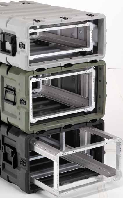 HARDIGG SUPERMAC CASES SUPERIOR COMPACT MOBILITY FOR RACK-MOUNTED EQUIPMENT SuperMAC is our most compact container with a removable rack option, making field deployment and equipment integration
