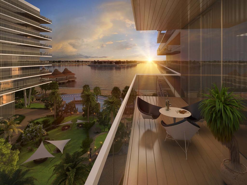 All residences enjoy floor to ceiling windows, whilst luxurious finishes mirror a beachfront