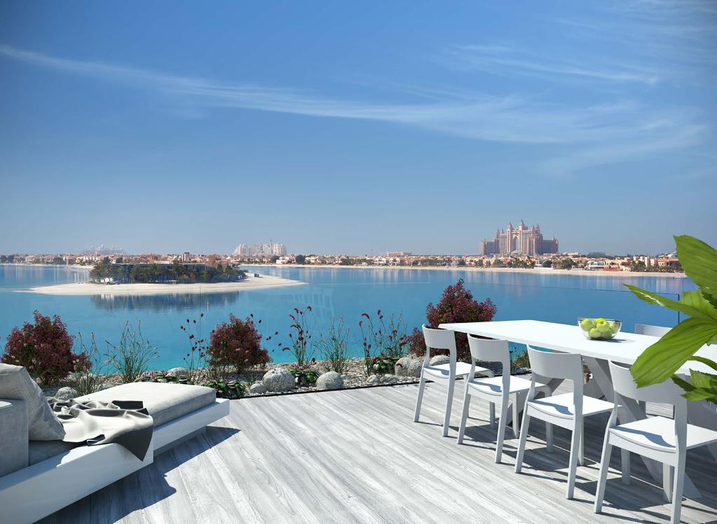 Panoramic Palm Beach Views Panoramic Sea Views Residences in the East and West wings will enjoy