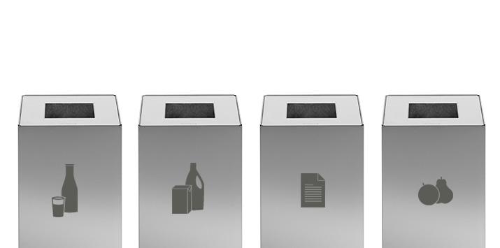 References Ashtray-bin Umbrella Stand Waste paper bin of 20L, 30L, 50L, and 90L Recycling vynils available for any