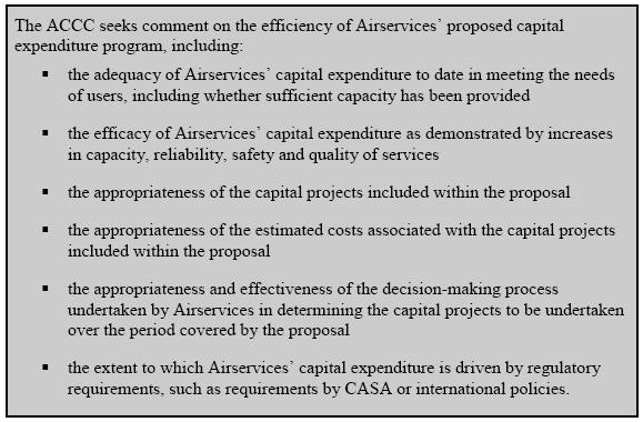 4.4. Building Block Model Capital Expenditure The Capital expenditure program includes costs relating to the Ministerial Direction.